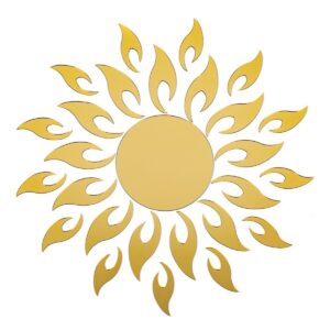 Дзеркальний декор акриловий самоклеючий золото, 27шт (D) SW-00002503