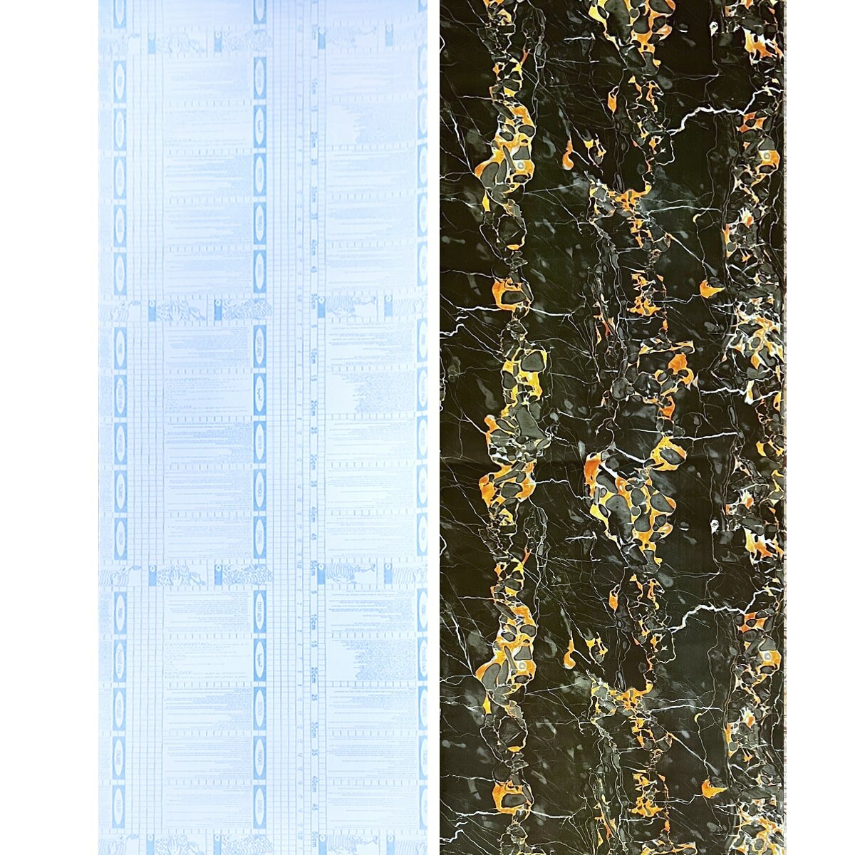 Самоклеюча плівка 0,45х10м х 0,07мм Чорний мармур з жовтим SW-00001282 - Image 4