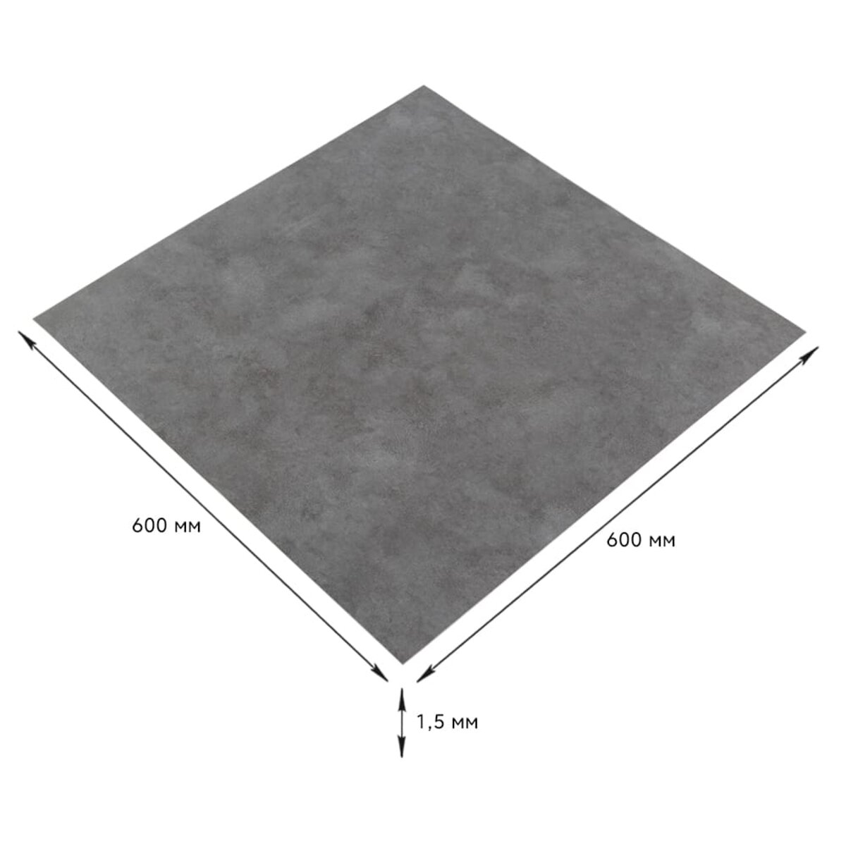 Самоклеюча LVT плитка 600х600х1.5мм (D) SW-00001595 - Image 2