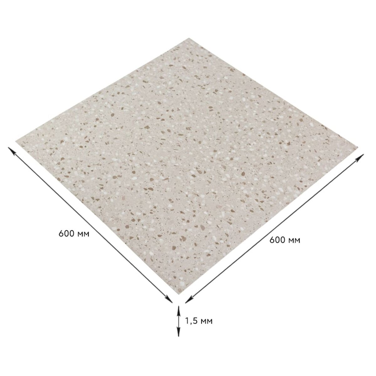 Самоклеюча LVT плитка 600х600х1.5мм (D) SW-00001587 - Image 2