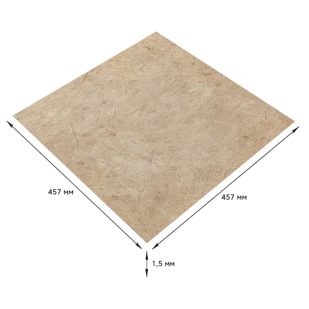 Самоклеюча LVT плитка 457х457х1.5мм (D) SW-00002463 - Image 2